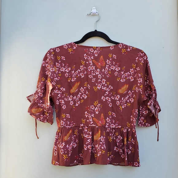⚠️SOLD ⚠️❤ 4X HP ❤ Madewell butterfly sanctuary blouse - Picture 4 of 8